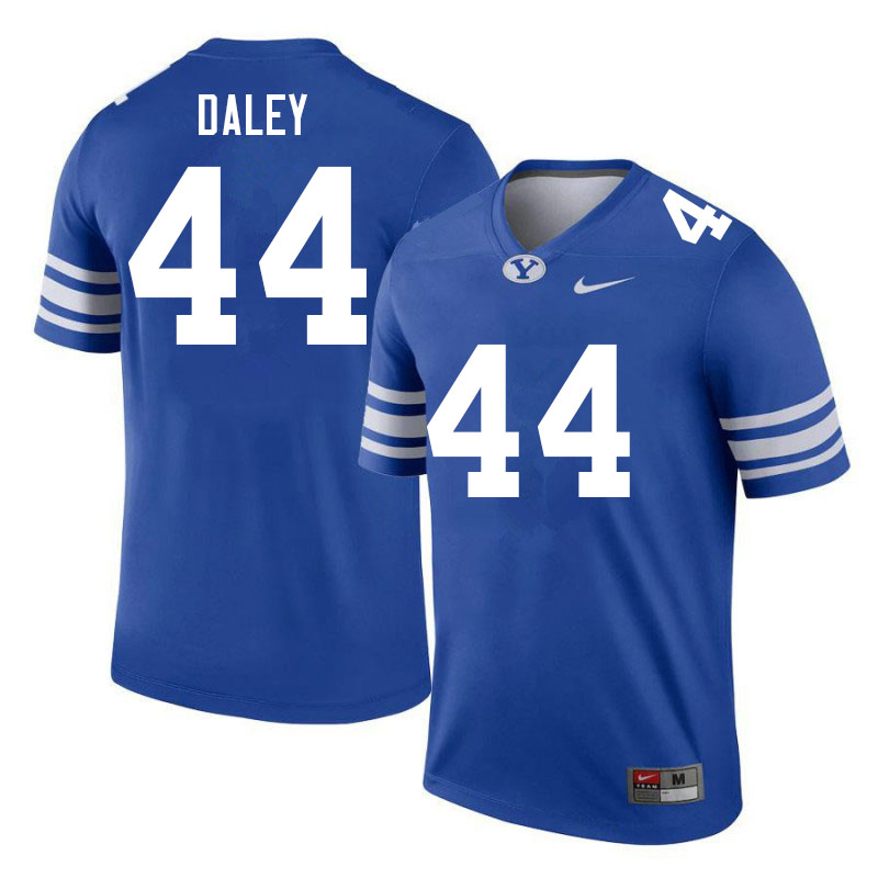 Men #44 Michael Daley BYU Cougars College Football Jerseys Sale-Royal